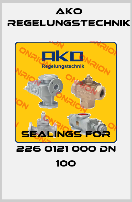 sealings for 226 0121 000 DN 100 AKO Regelungstechnik