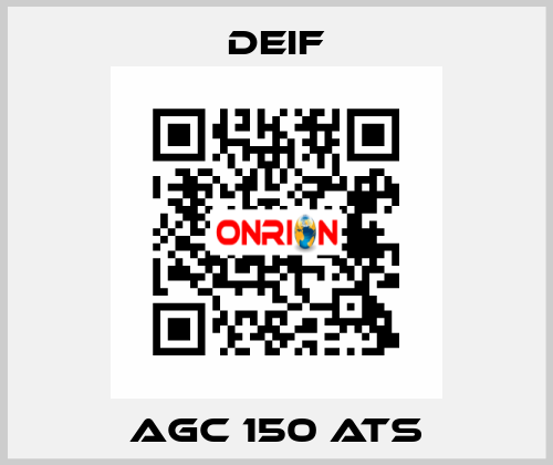 AGC 150 ATS Deif