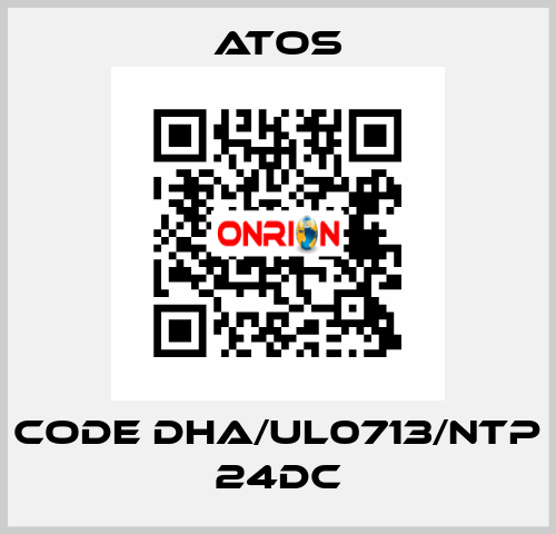 Code DHA/UL0713/NTP 24DC Atos