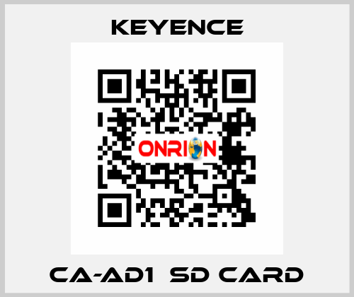 CA-AD1  SD Card Keyence