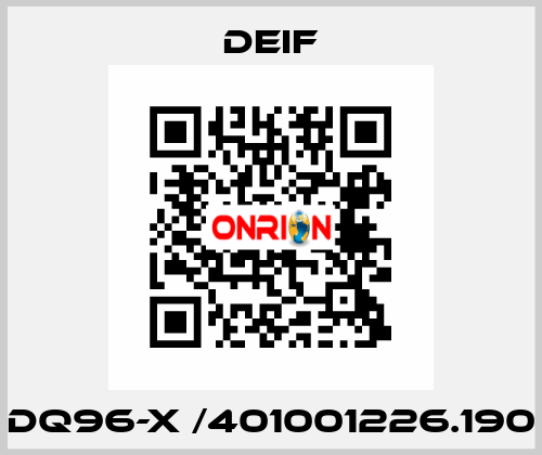 DQ96-x /401001226.190 Deif