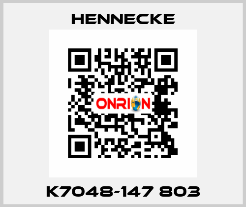 K7048-147 803 Hennecke