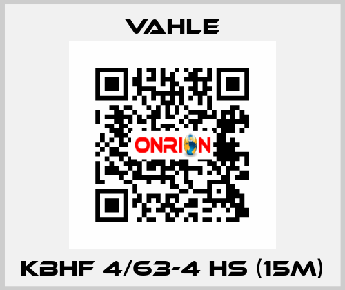 KBHF 4/63-4 HS (15m) Vahle