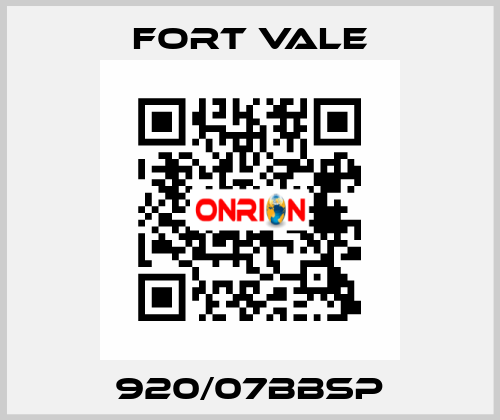 920/07BBSP Fort Vale