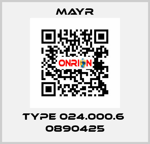 Type 024.000.6  0890425 Mayr