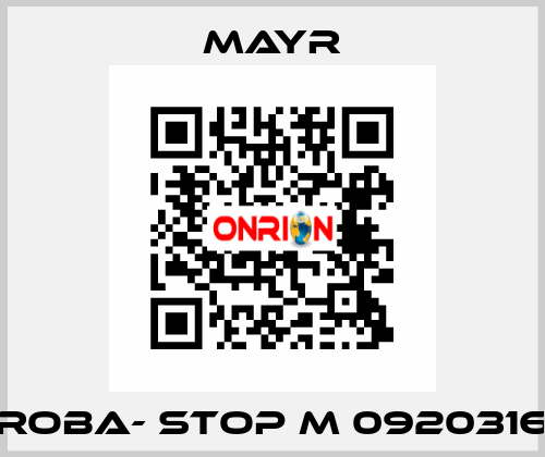 ROBA- stop M 0920316 Mayr