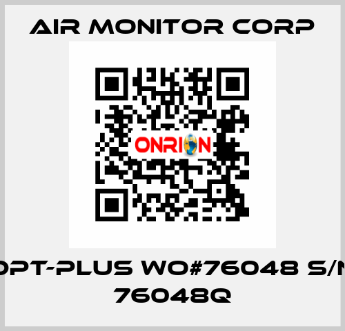 DPT-plus WO#76048 S/N 76048Q AIR MONITOR CORP