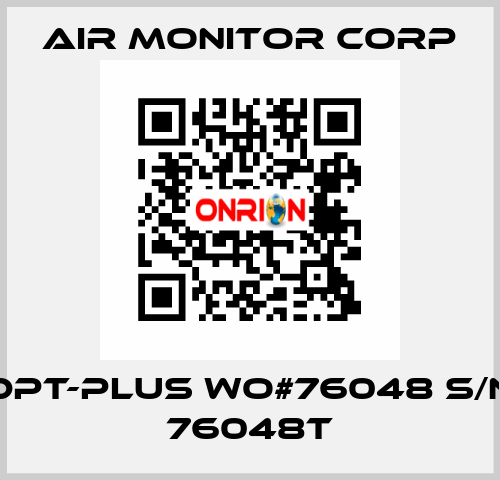 DPT-plus WO#76048 S/N 76048T AIR MONITOR CORP