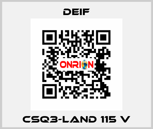 CSQ3-Land 115 V Deif