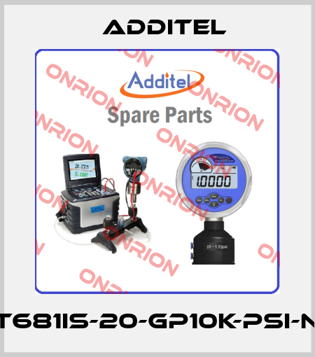 ADT681IS-20-GP10K-PSI-N-DL Additel