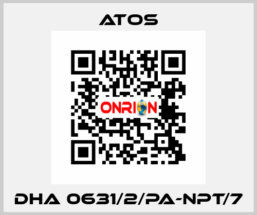 DHA 0631/2/PA-NPT/7 Atos