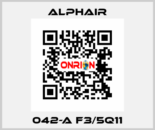 042-A F3/5Q11 Alphair