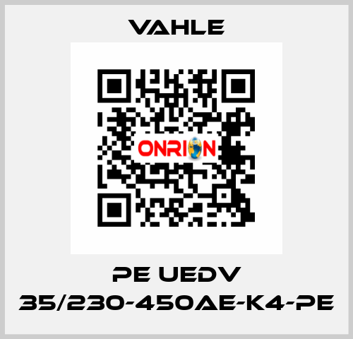 PE UEDV 35/230-450AE-K4-PE Vahle