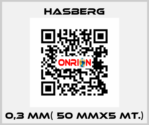 0,3 MM( 50 MMX5 MT.) Hasberg