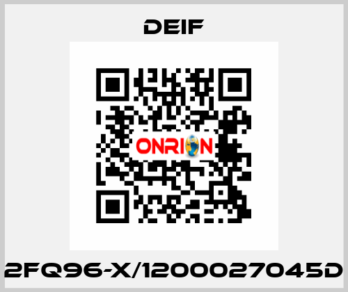 2FQ96-x/1200027045D Deif