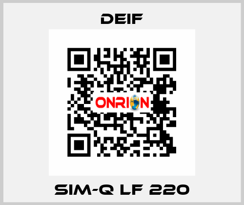 SIM-Q LF 220 Deif