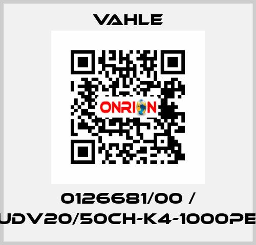 0126681/00 / DT-UDV20/50CH-K4-1000PE-CB Vahle