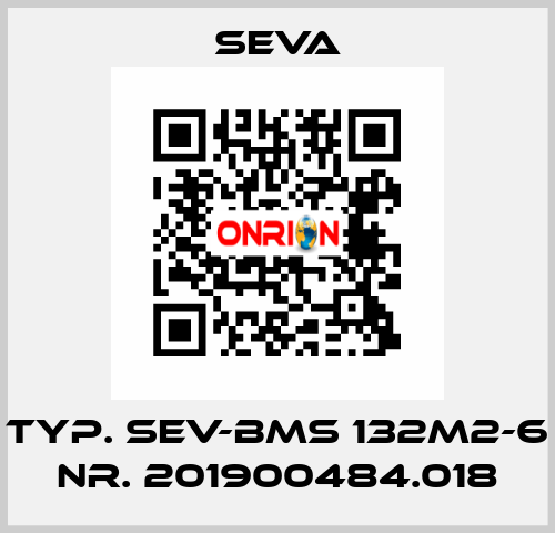 Typ. SEV-BMS 132M2-6 Nr. 201900484.018 SEVA