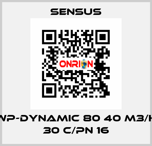 Wp-Dynamic 80 40 m3/h 30 c/PN 16 Sensus