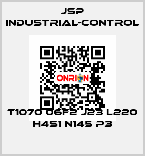 T1070 06F2 J23 L220 H4S1 N145 P3 JSP Industrial-Control