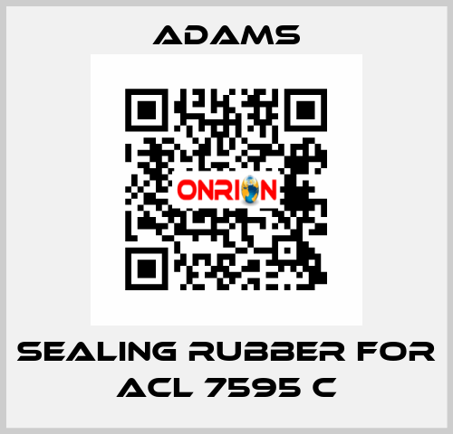 Sealing rubber for ACL 7595 C ADAMS