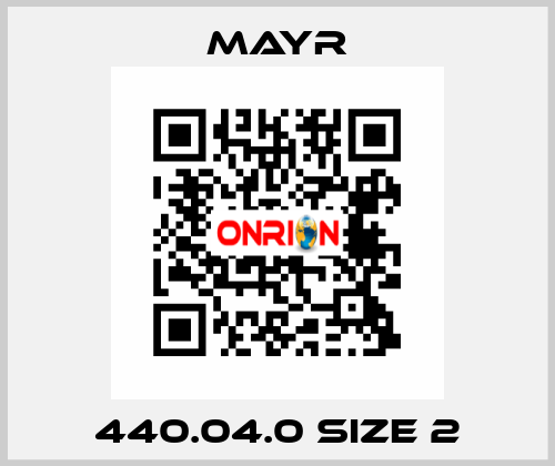 440.04.0 size 2 Mayr