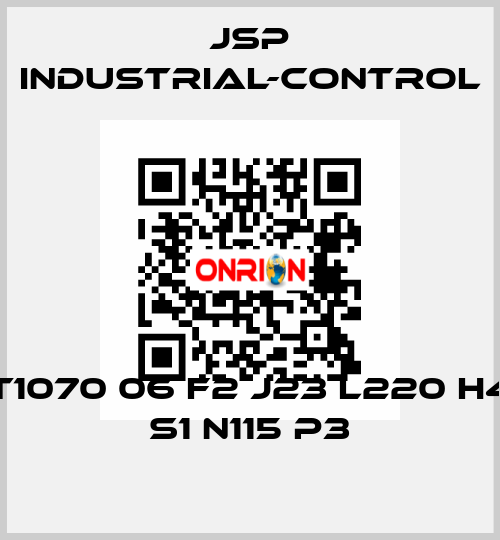 T1070 06 F2 J23 L220 H4 S1 N115 P3 JSP Industrial-Control