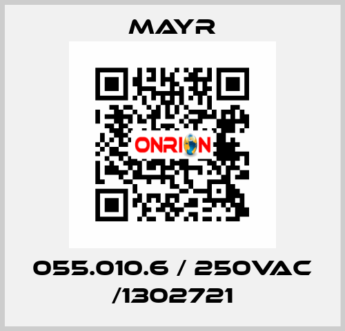 055.010.6 / 250VAC /1302721 Mayr