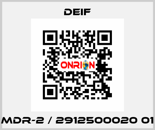 MDR-2 / 2912500020 01 Deif