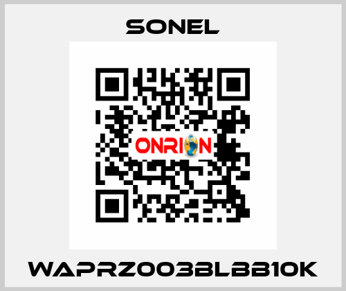 WAPRZ003BLBB10K Sonel