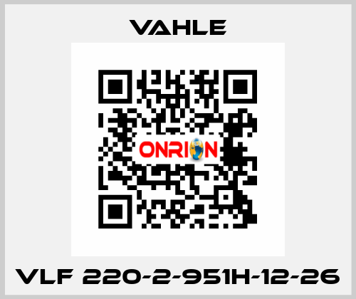 VLF 220-2-951H-12-26 Vahle