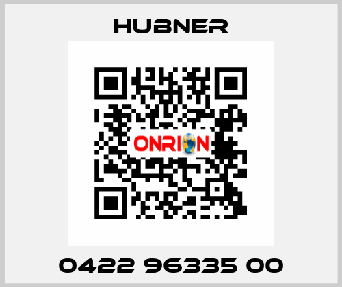 0422 96335 00 HUBNER