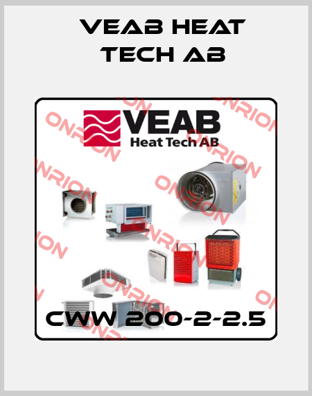 CWW 200-2-2.5 VEAB Heat Tech AB