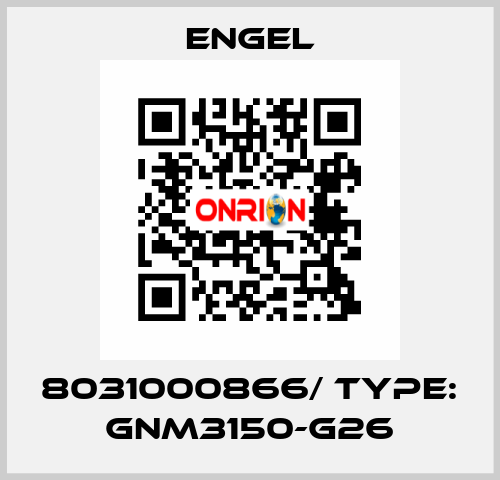 8031000866/ TYPE: GNM3150-G26 ENGEL