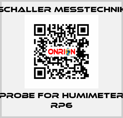 Probe for Humimeter RP6 Schaller Messtechnik