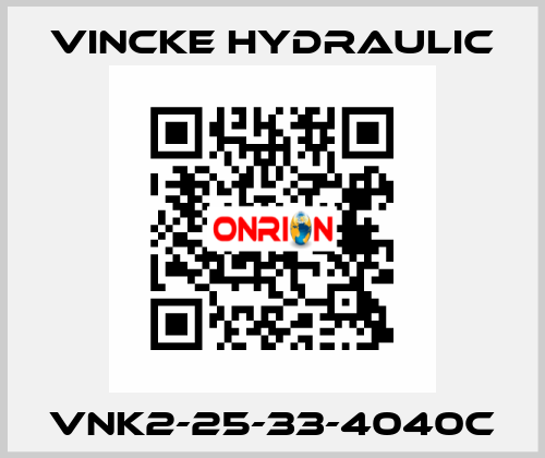 VNK2-25-33-4040C VINCKE HYDRAULIC