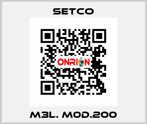 M3L. M0D.200 SETCO