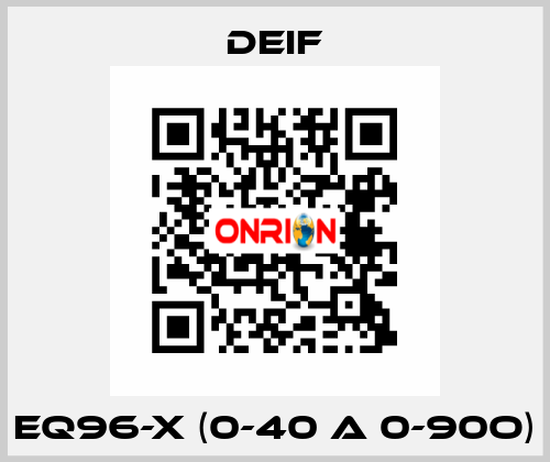 EQ96-x (0-40 A 0-90o) Deif