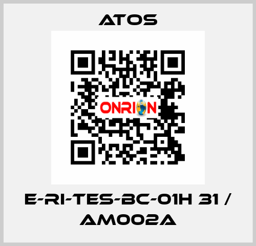 E-RI-TES-BC-01H 31 / AM002A Atos