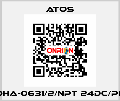 DHA-0631/2/NPT 24DC/PE Atos