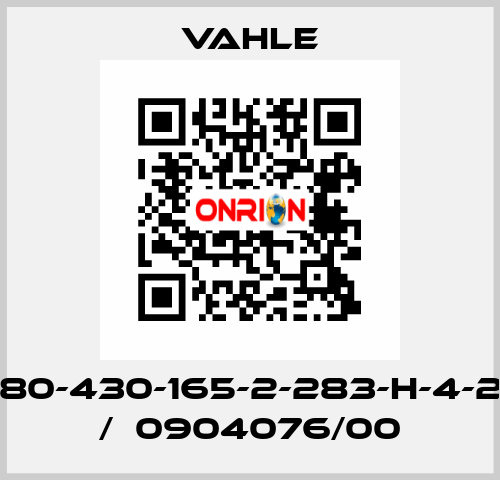 280-430-165-2-283-H-4-25 /  0904076/00 Vahle