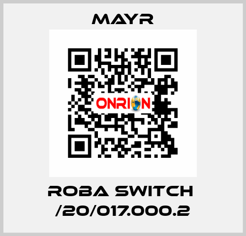 ROBA Switch  /20/017.000.2 Mayr