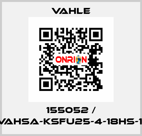 155052 / EVAHSA-KSFU25-4-18HS-1,0 Vahle