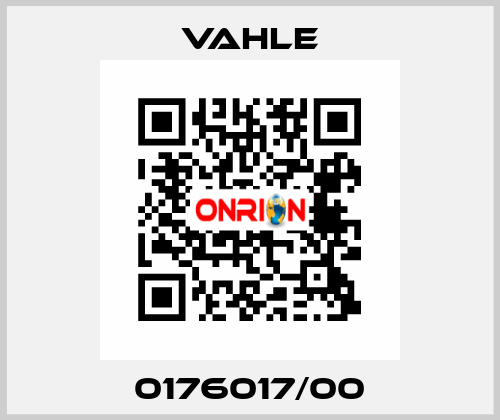 0176017/00 Vahle