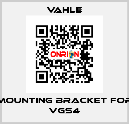 MOUNTING BRACKET FOR VGS4 Vahle