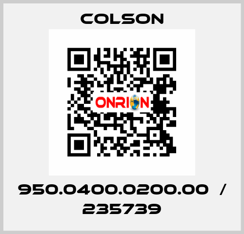 950.0400.0200.00  / 235739 Colson