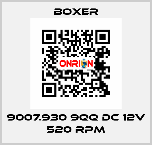 9007.930 9QQ DC 12V 520 rpm Boxer