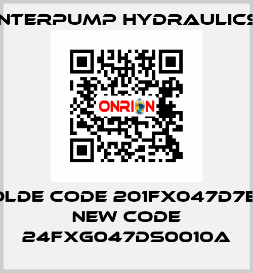 olde code 201FX047D7E/ new code 24FXG047DS0010A Interpump hydraulics