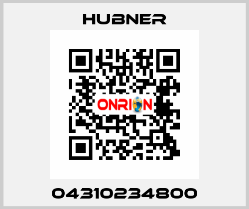 04310234800 HUBNER