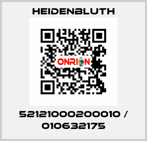 52121000200010 / 010632175 Heidenbluth